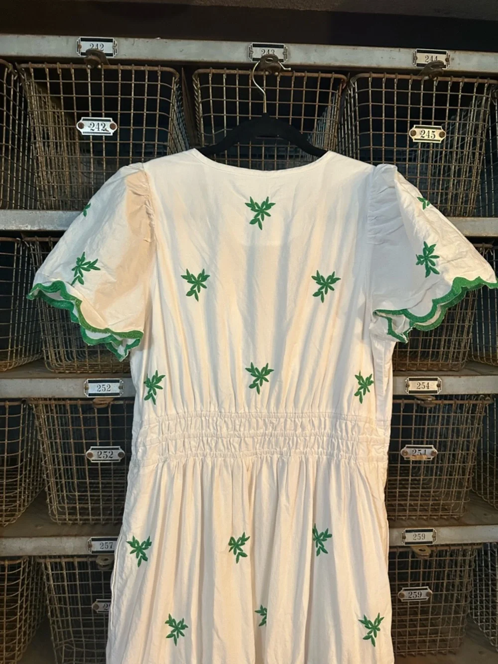 Anthropologie White The Somerset Eyelet Maxi Dress Size Large 38660 - Picture 10 of 15